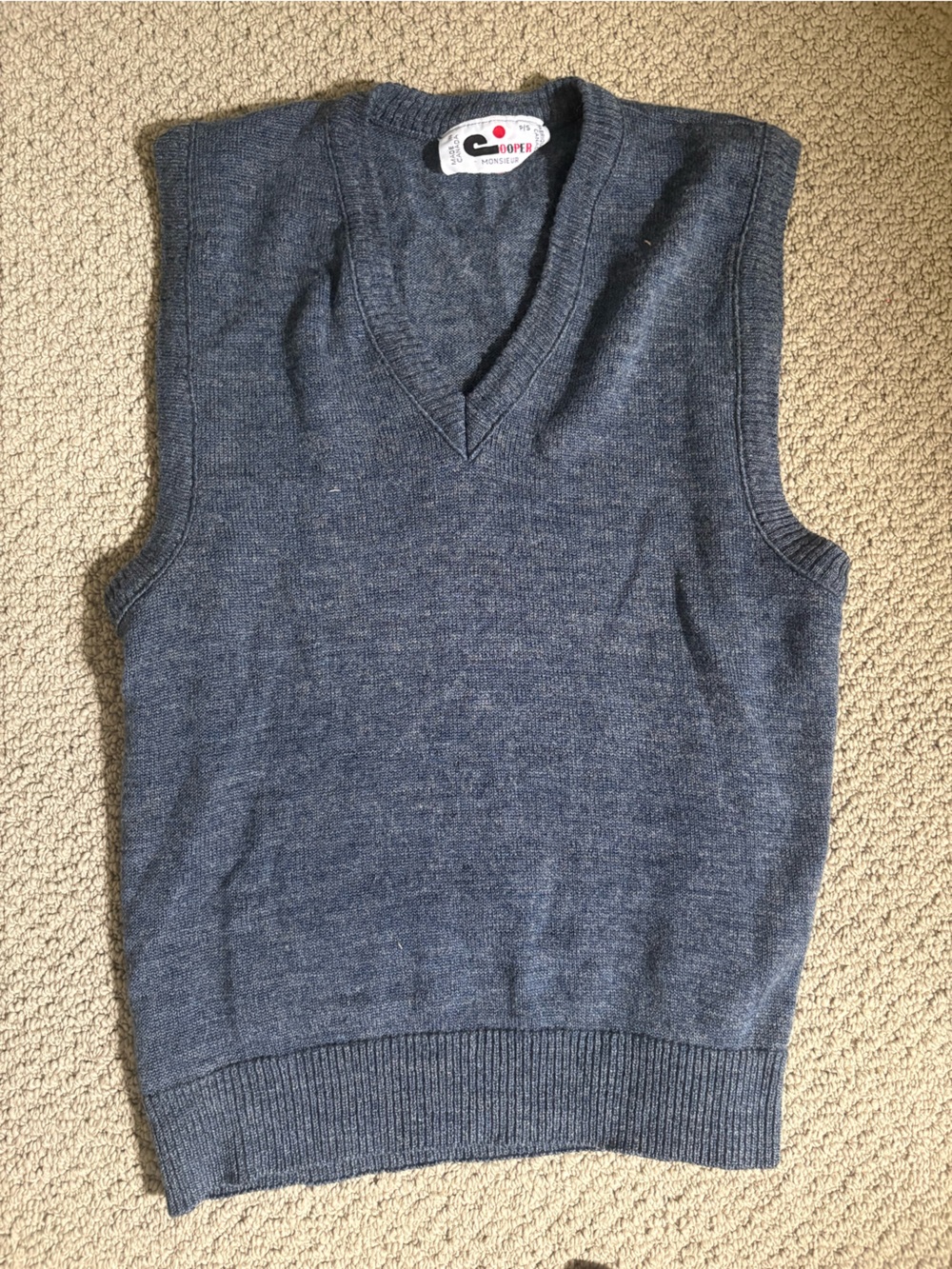 Men’s Cooper sweater vest - Gray